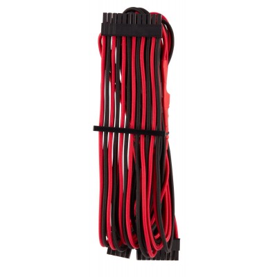 Corsair Premium Sleeved 24-Pin-ATX-Kabel (Gen 4) -  rosso nero