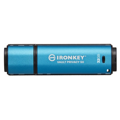 Pendrive Kingston IronKey Vault Privacy 50 32 GB blu nero