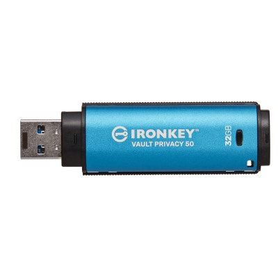 Pendrive Kingston IronKey Vault Privacy 50 32 GB blu nero