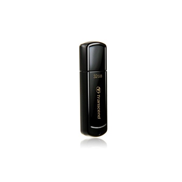 Pendrive Transcend JetFlash 350 32GB Gloss nero - SPEDIZIONE IMMEDIATA