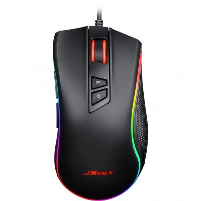 Mouse Inter-Tech Nitrox GT-300+ RGB Nero