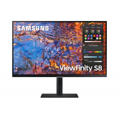 Monitor SAMSUNG ViewFinity S8UP S27B800PXP 27'' UltraHD 4K IPS USB-C HDMI LED Nero