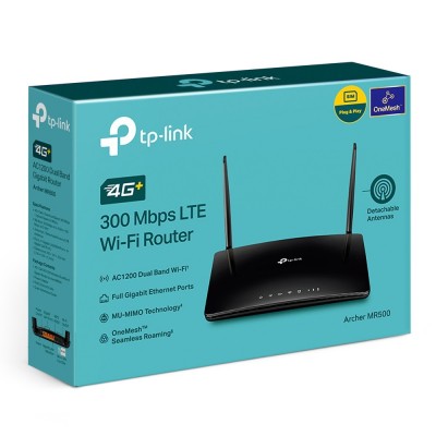 Router TP-Link Archer MR500 Dual-band 2.4 GHz 5 GHz 4G Nero