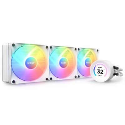 Dissipatore a Liquido NZXT Kraken Elite 360 RGB - 360 mm bianco