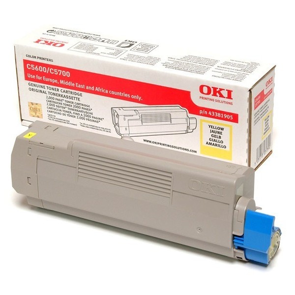 Toner OKI 43381905 Giallo