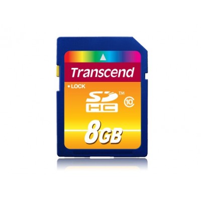 SCHEDA SDHC TRASCEND Secure Digital Card 8 GB