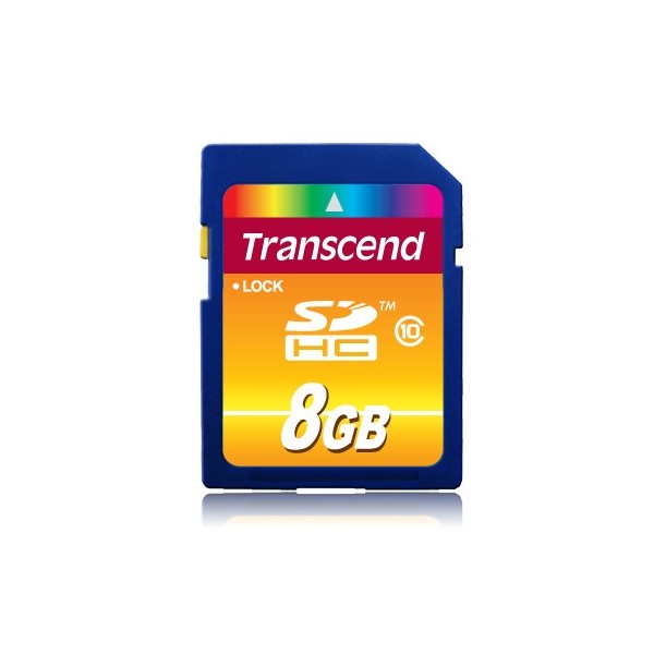 SCHEDA SDHC TRASCEND Secure Digital Card 8 GB