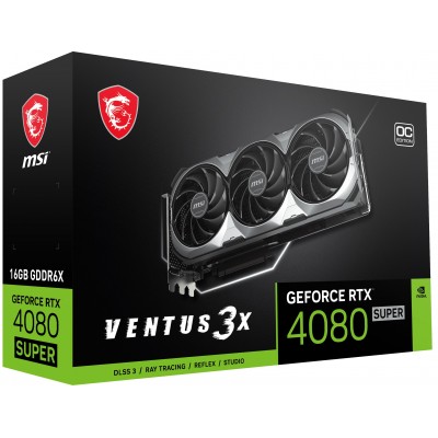 Scheda Video MSI VENTUS GeForce RTX 4080 SUPER 3X OC NVIDIA 16 GB GDDR6X