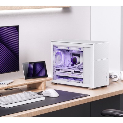 Case Jonsbo D31 MESH Micro-ATX Vetro Temperato Bianco