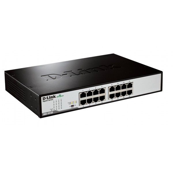 Switch D-Link Desktop 16 Porte 10/100 Mbps DGS-1016D/E