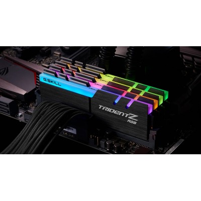 RAM GSKILL TRIDENT Z RGB DDR4 32 GB (4X8) 3600 MHz INTEL XMP 2.0 CL 18