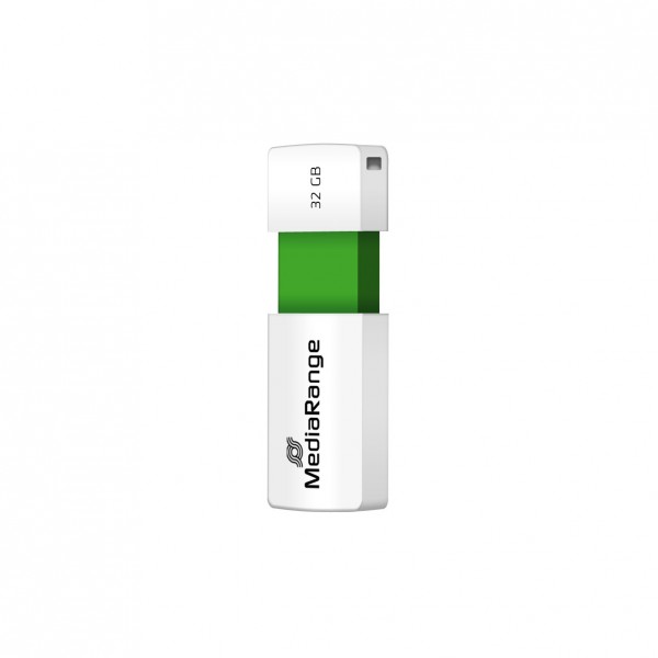 Pendrive MediaRange Color Edition 32 GB USB A 2.0 bianco verde