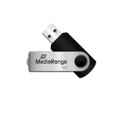 Pendrive MediaRange MR911 32 GB USB Type-A   Micro-USB 2.0 Nero, Argento