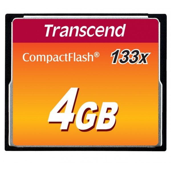 SCHEDA SD TRASCEND CompactFlash 133 4 GB