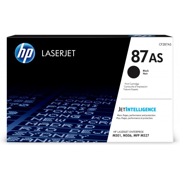 Toner HP nero CF287AS 87AS 6000 pagine