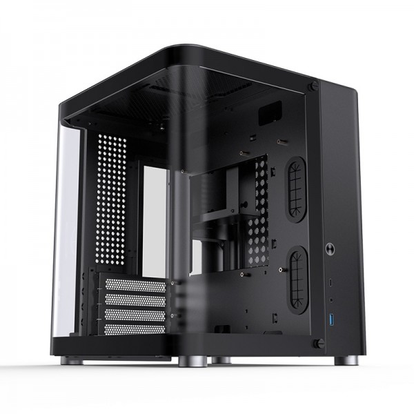 Case Jonsbo TK-1 2.0 Micro-ATX Vetro Temperato Nero