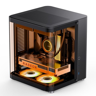 Case Jonsbo TK-1 2.0 Micro-ATX Vetro Temperato Nero