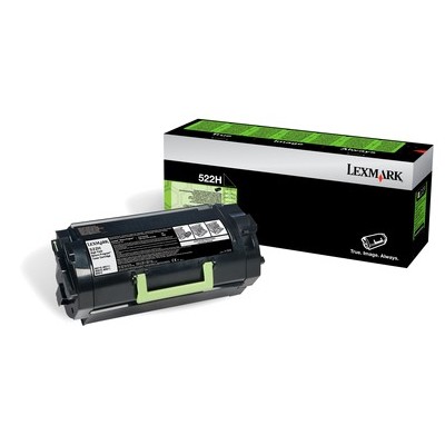 Toner Lexmark nero 522H 52D2H00 25000 pagine