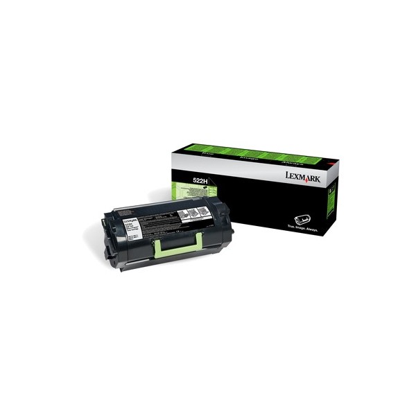 Toner Lexmark nero 522H 52D2H00 25000 pagine