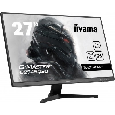 Monitor iiyama G-Master G2745QSU-B1 27'' QHD IPS Free-Sync 75 Hz Nero Opaco