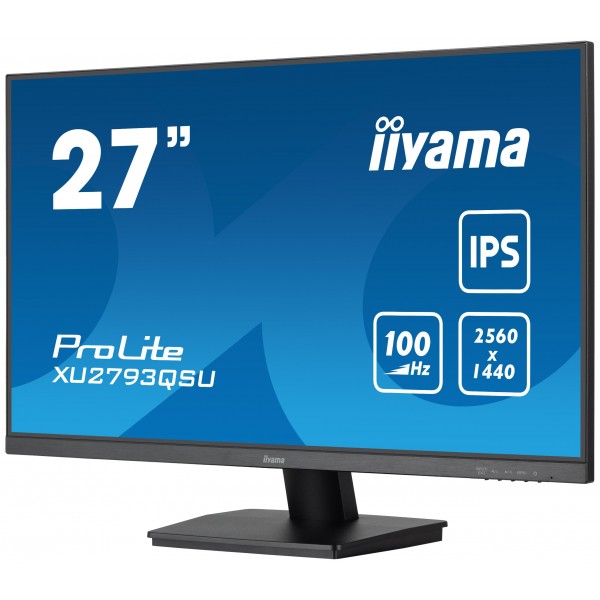 Monitor Iiyama ProLite XU2793QSU-B6 27'' WQHD Led Nero