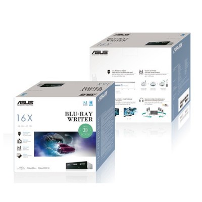 Masterizzatore Interno ASUS BW-16D1HT Silent Blu-Ray RW Nero