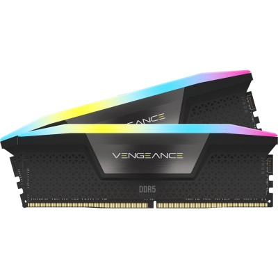 RAM Corsair Vengeance RGB 48 GB (2X24) DDR5 5200 MHz CL38 Nero XMP 3.0