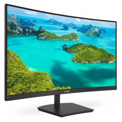 Monitor Philips 271E1SCA 00 27'' FullHD VA Curvo 75 Hz AMD Free-Sync Nero