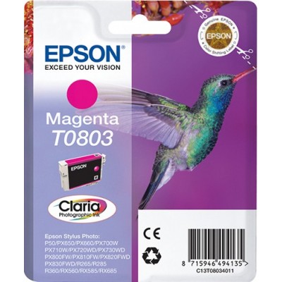 Cartuccia Epson C13T08034011 T0803 Magenta