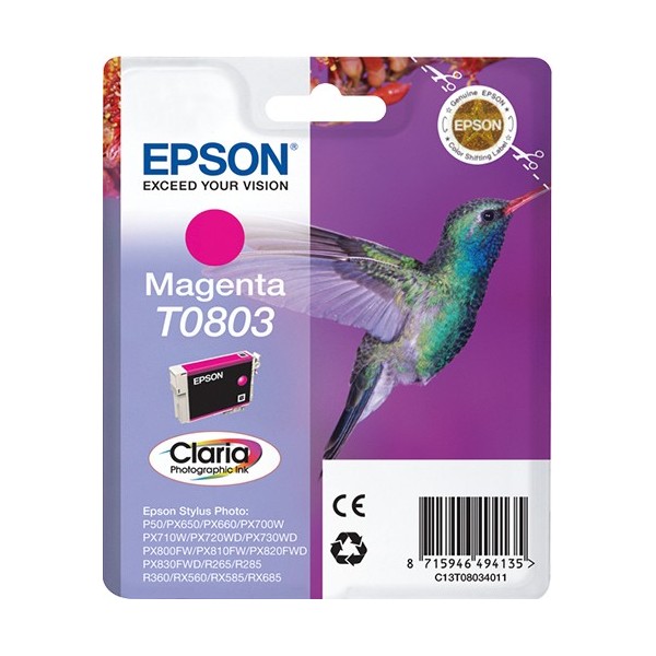 Cartuccia Epson C13T08034011 T0803 Magenta