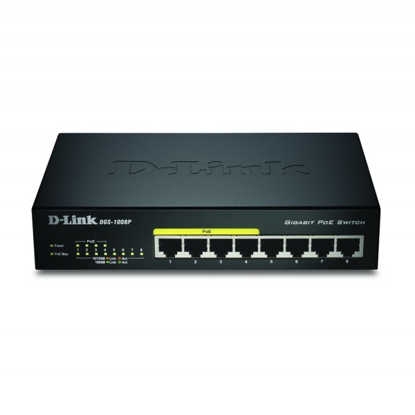 SWITCH D-LINK DGS-1008P