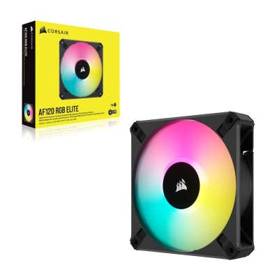 Ventola Corsair AF Elite Series RGB PWM 120 mm nero