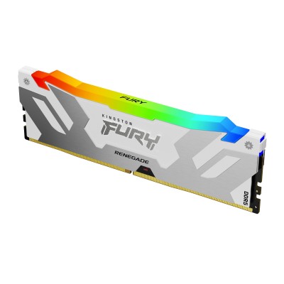 Ram KINGSTON FURY RENEGADE DDR5 6400MHz 32GB (2x16) RGB XMP 3.0 CL32 BIANCO