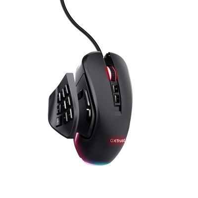 Mouse Trust GXT 970 Morfix Gaming Nero