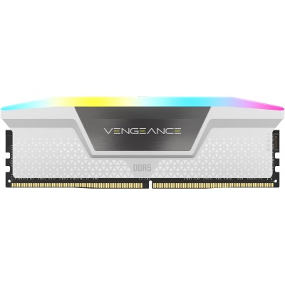 Ram CORSAIR VENGEANCE DDR5 6000Mhz 32 GB (2X16) RGB XMP 3.0 CL30 BIANCO