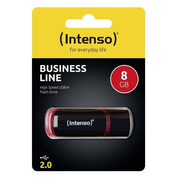 Pendrive Intenso Business Line 8GB USB 2.0 Nero Rosso