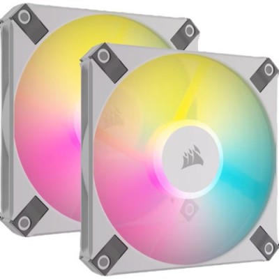 Ventole Corsair AF Slim Series RGB Kit Da 2 120mm Bianco