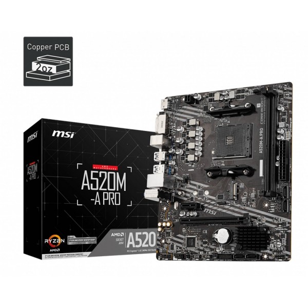 Scheda madre MSI A520M-A Pro socket AM4