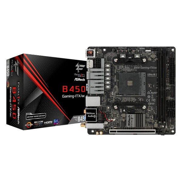 Scheda madre ASROCK B450 GAMING-ITX/AC socket AM4