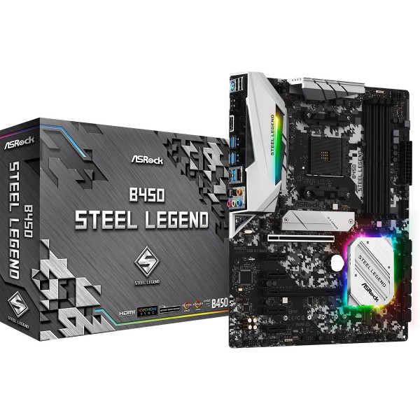 Scheda madre ASROCK B450 STEEL LEGEND socket AM4