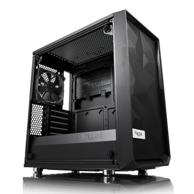 Case Fractal Design Meshify C Dark TG Micro-ATX Vetro Temperato Nero