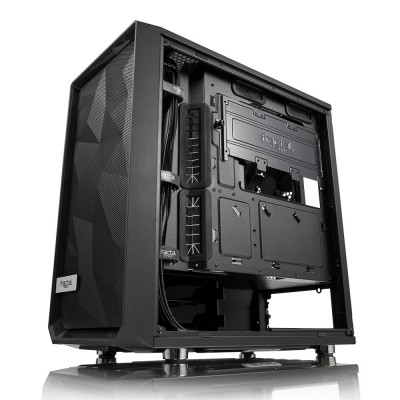 Case Fractal Design Meshify C Dark TG Micro-ATX Vetro Temperato Nero