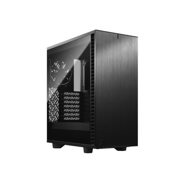 Case Fractal Design Define 7 Compact Black Dark TG Mid Tower Vetro Temperato Nero