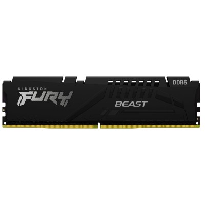 Ram KINGSTON FURY BEAST DDR5 6000MHz 16GB (1x16) XMP 3.0 CL40 NERO