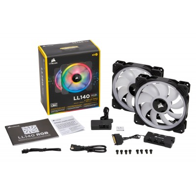 Ventola Corsair LL140 Node PRO High Performance PWM (RGB) Twin