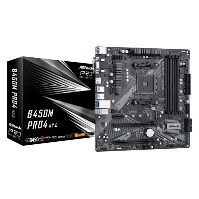 Scheda madre ASROCK B450M PRO4 R2.0socket AM4