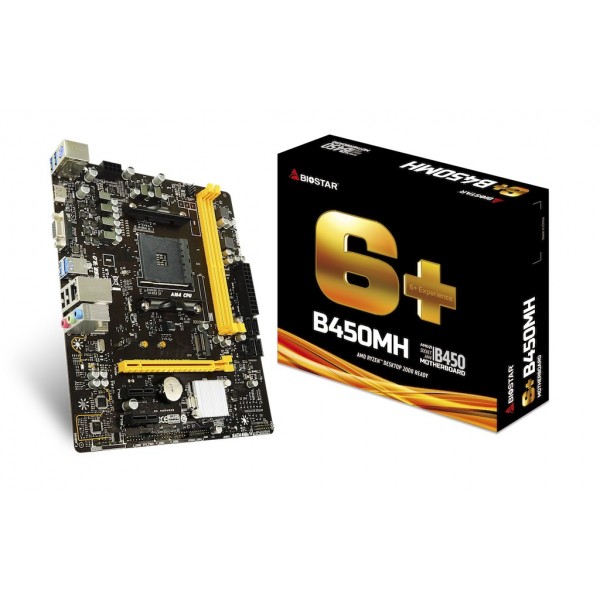 Scheda Madre AMD Biostar B450MH AM4 Micro-ATX