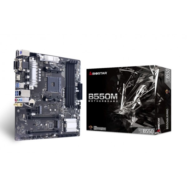 Scheda Madre AMD Biostar B550MX/E PRO AM4 Micro-ATX