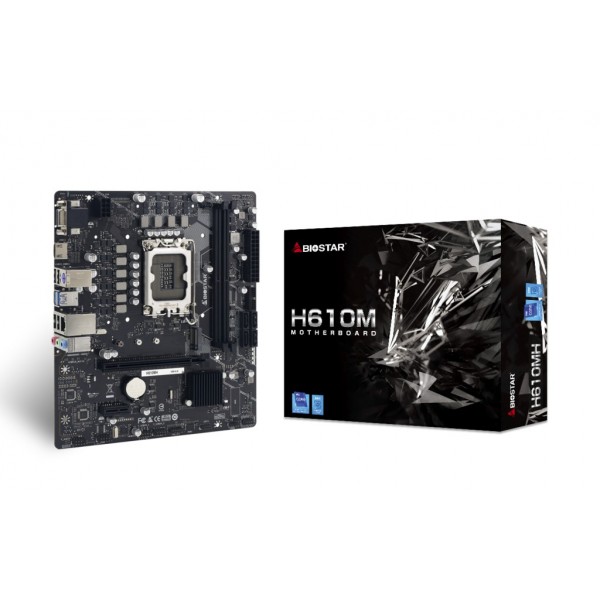 Scheda Madre Intel Biostar H610MH LGA 1700 Micro-ATX