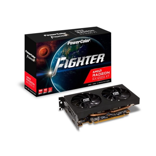 Scheda video PowerColor Radeon Fighter RX 6500XT 4GB GDDR6